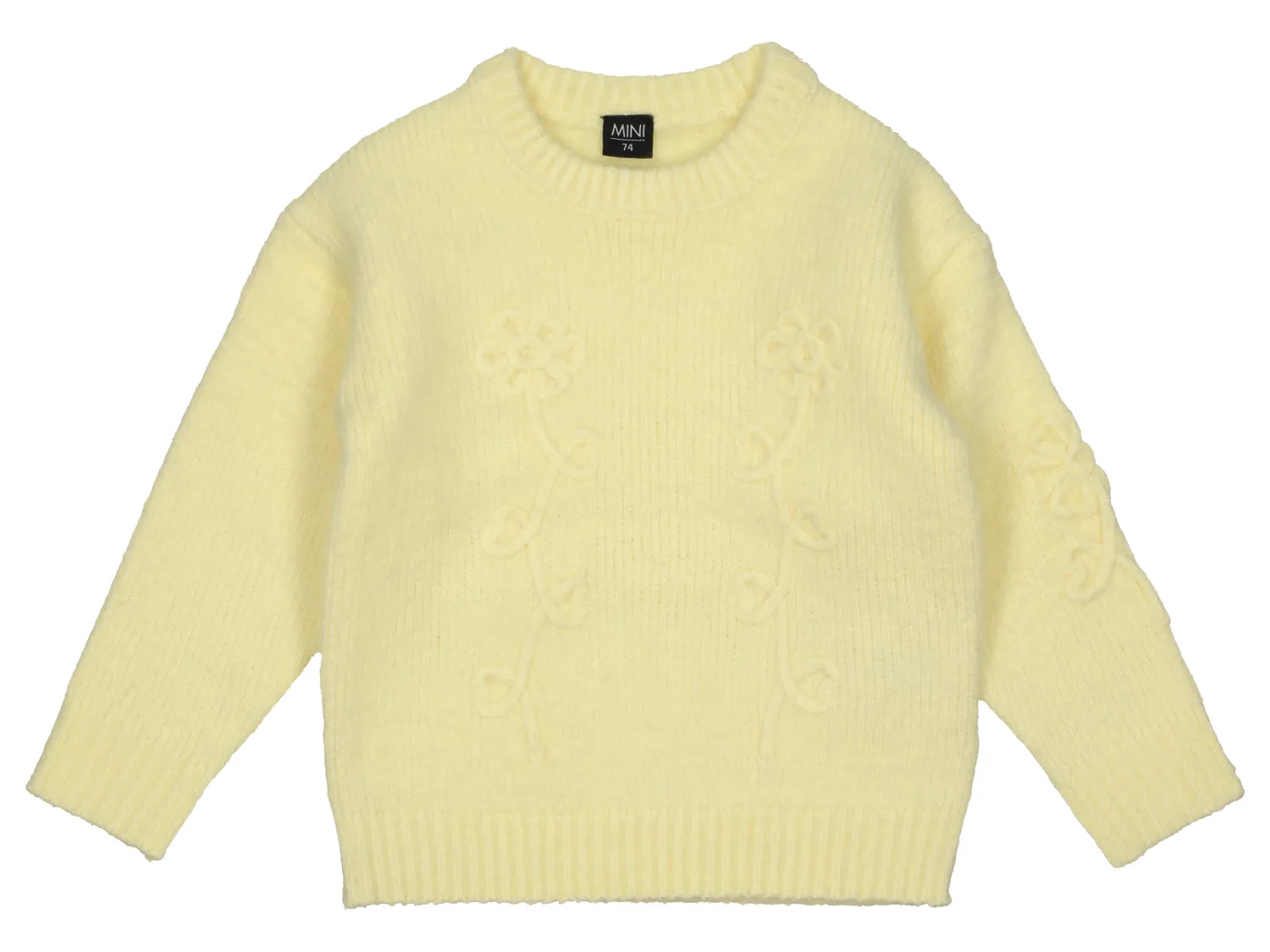 Wibra Maglione Neonato Fiori in Maglia